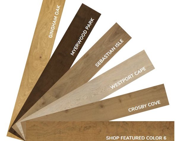 different hardwood planks for your choice